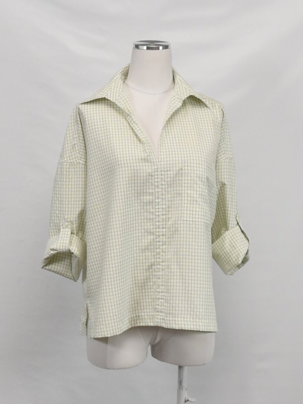 Max Studio Small Green Plaid